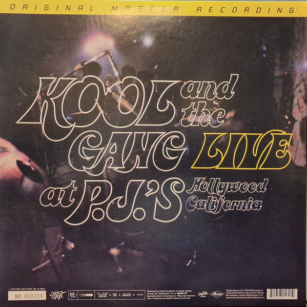 Live At P.J.'S Limited Edition Original Master Recording