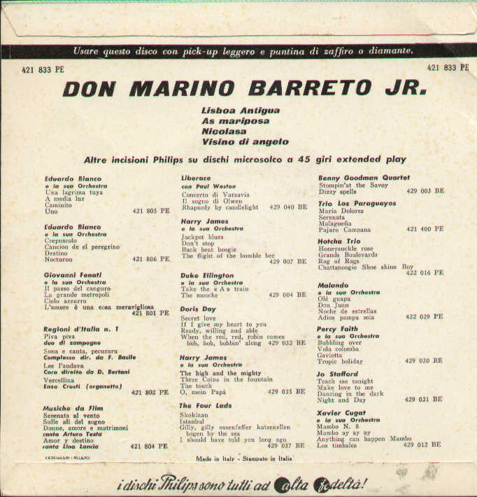 Lisboa Antigua / As Mariposa / Nicolasa / Visino Di Angelo