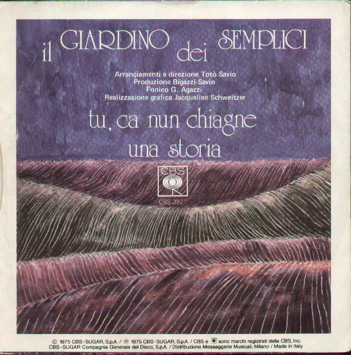 Tu Ca Nun Chiagne / Una Storia