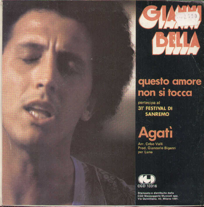 Questo Amore Non Si Tocca / Agati