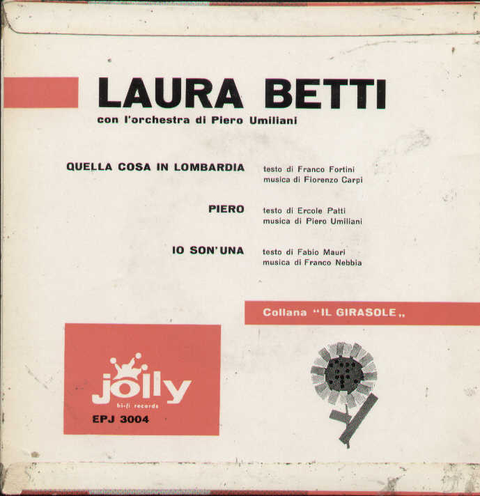 Laura Betti Con L'orchestra Di Piero Umiliani