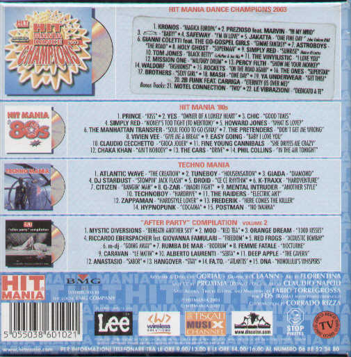 Hit Mania Dance Champions 2003 Boxset