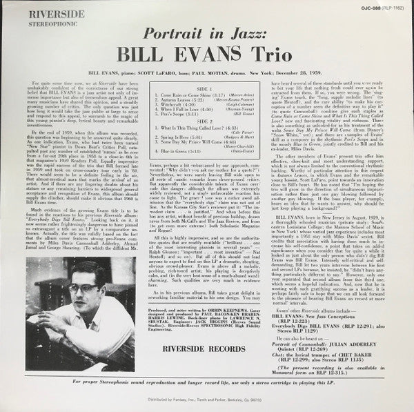 Portrait In Jazz