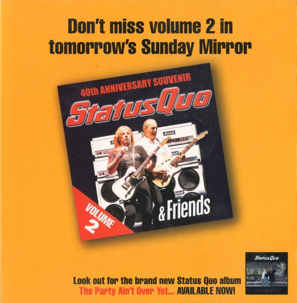 Status Quo & Friends 40th Anniversary Souvenir