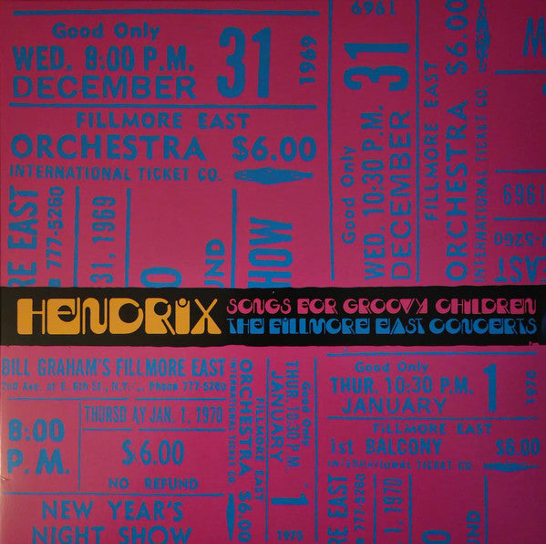 Songs For Groovy Children The Fillmore East ..RSD