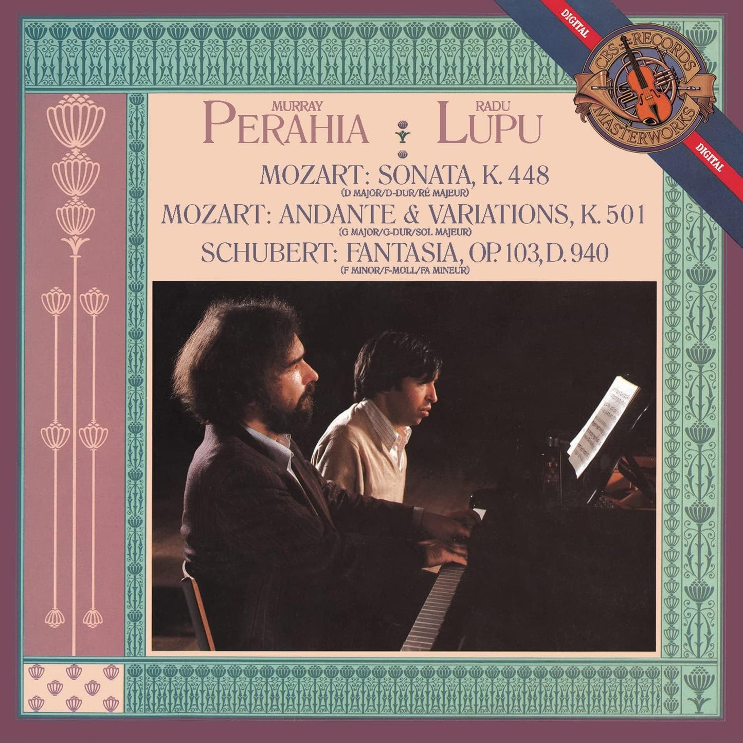 Sonata K. 448 / Andante Variations, K. 501 / Fantasia, Op.103, D. 940