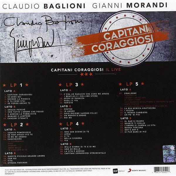 Capitani Coraggiosi - Il Live
