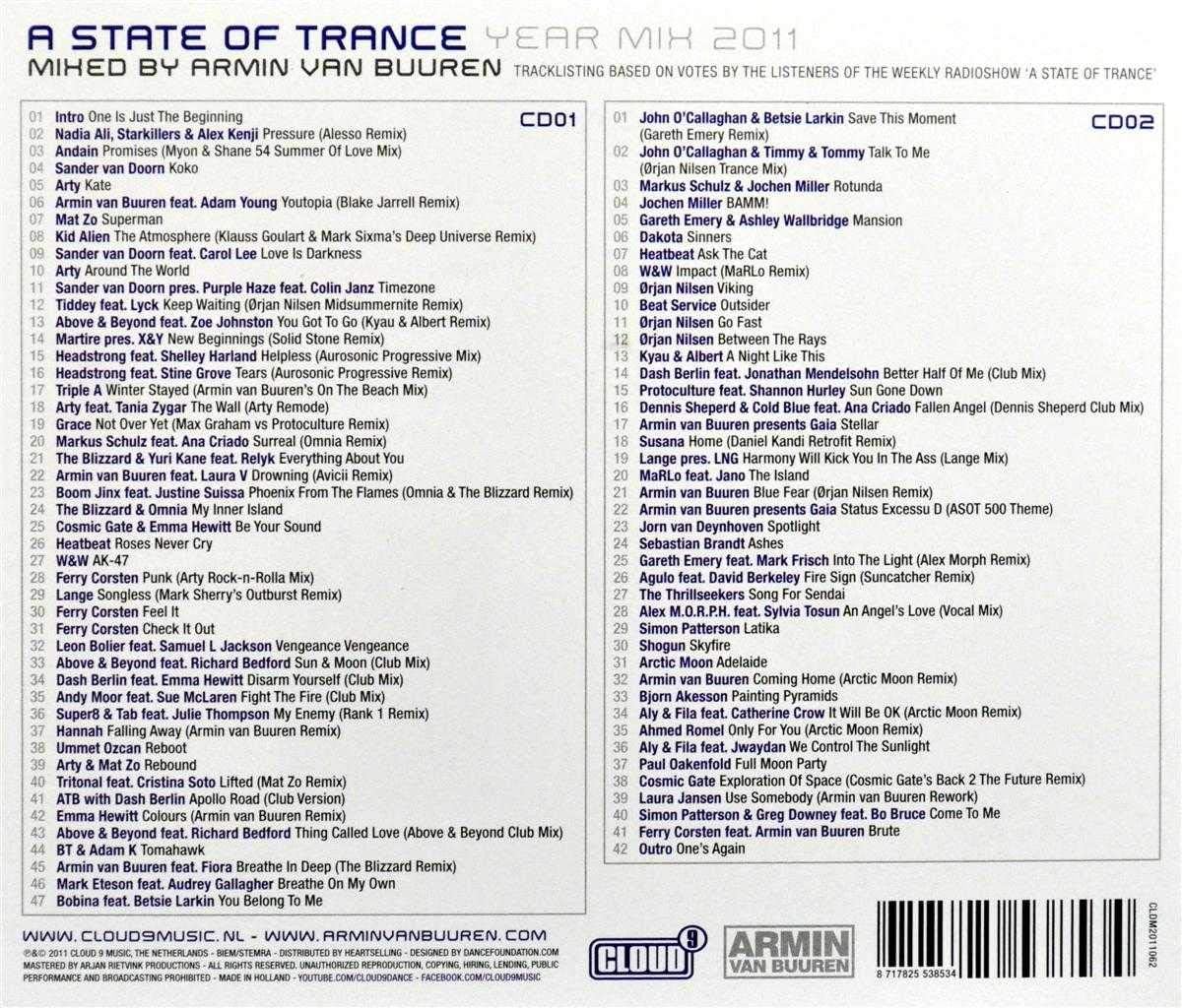 A State Of Trance Year Mix 2011