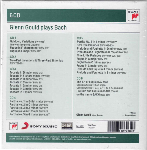 Glenn Gould Plays Bach