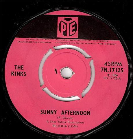 Sunny Afternoon / I'm Not Like Everybody Else