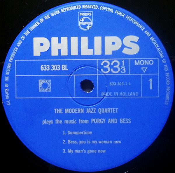 Plays The Music From Porgy And Bess