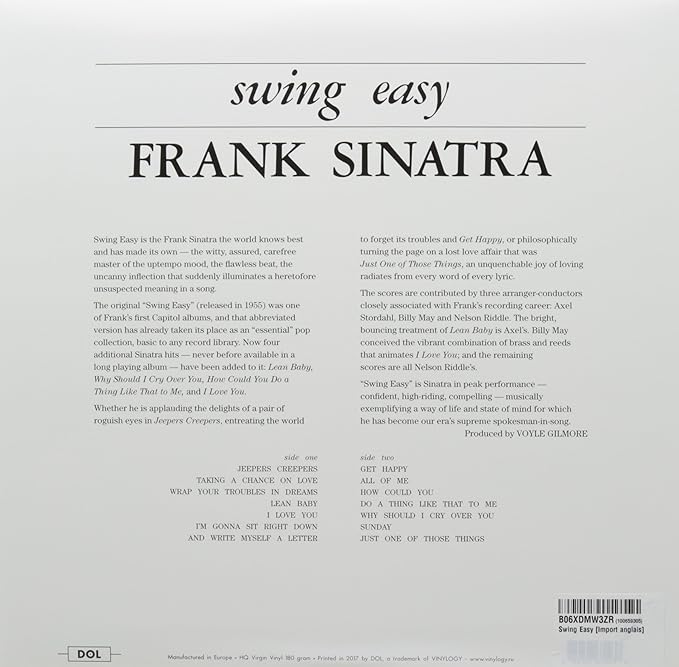 Swing Easy Picture Disc