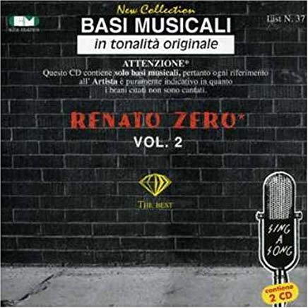 Renato Zero Basi Musicali In Tonalita Originale Vol.2