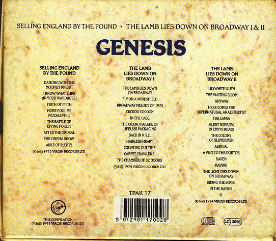 Selling England By The Pound / The Lamb Lies Down On ..