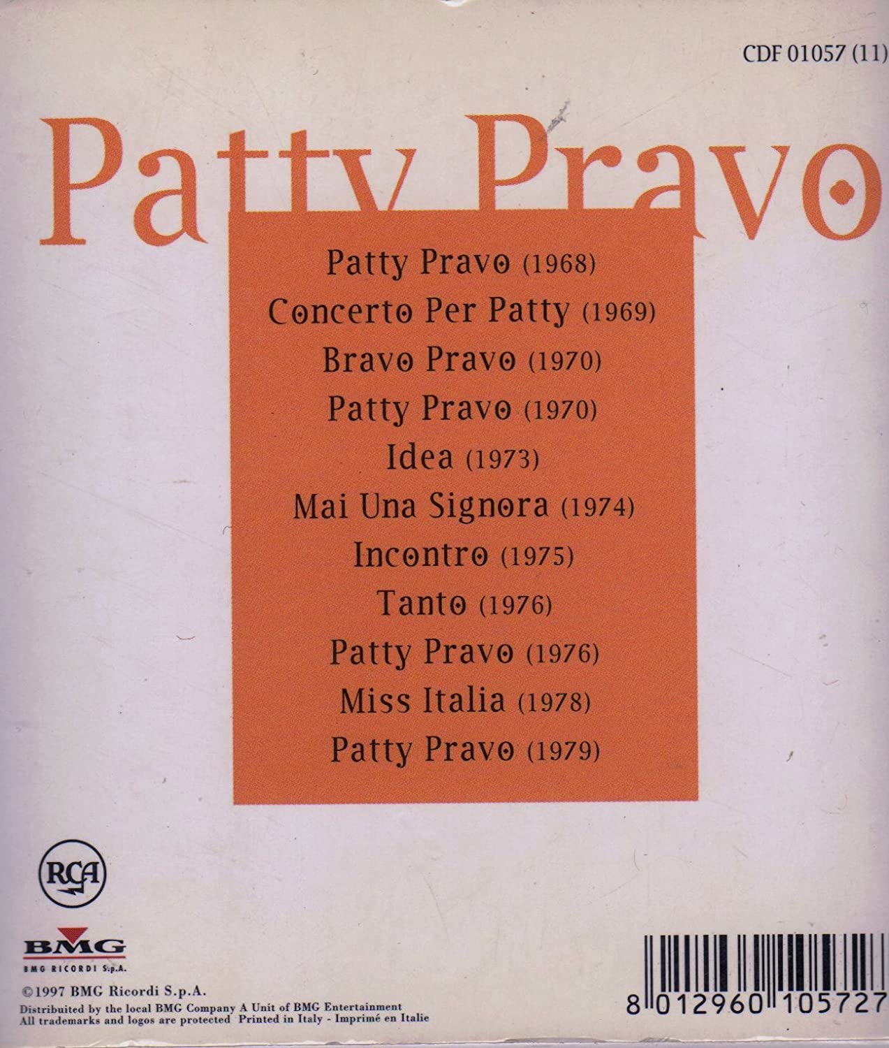Patty Pravo Box
