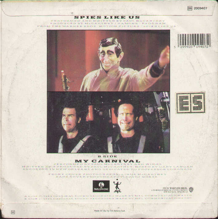 Spies Like Us / My Carnival