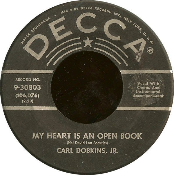My Heart Is An Open Book / My Pledge To You