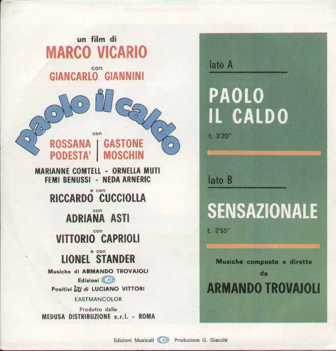 Paolo Il Caldo / Sensazione