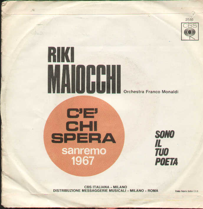 C'è Chi Spera / Sono Il Tuo Poeta