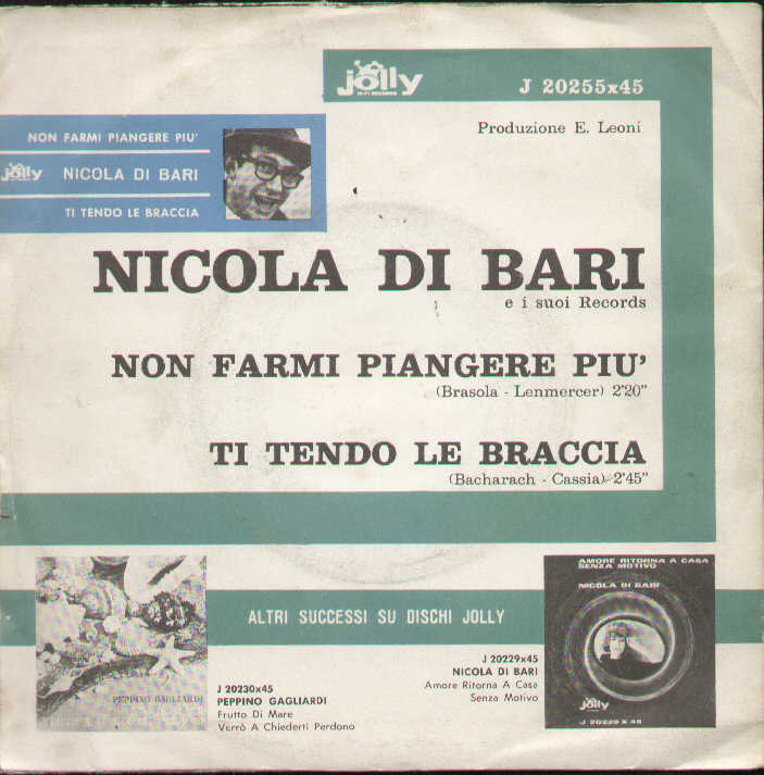 Non Farmi Piangere Più / Ti Tendo Le Braccia