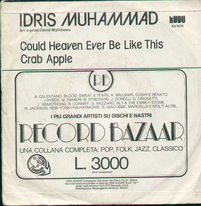 Could Heaven Ever Be Like This / Crab Apple