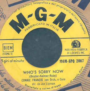 Who's Sorry Now / Goody Goodbye
