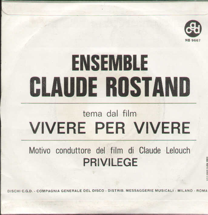 Vivere Per Vivere / Privilege