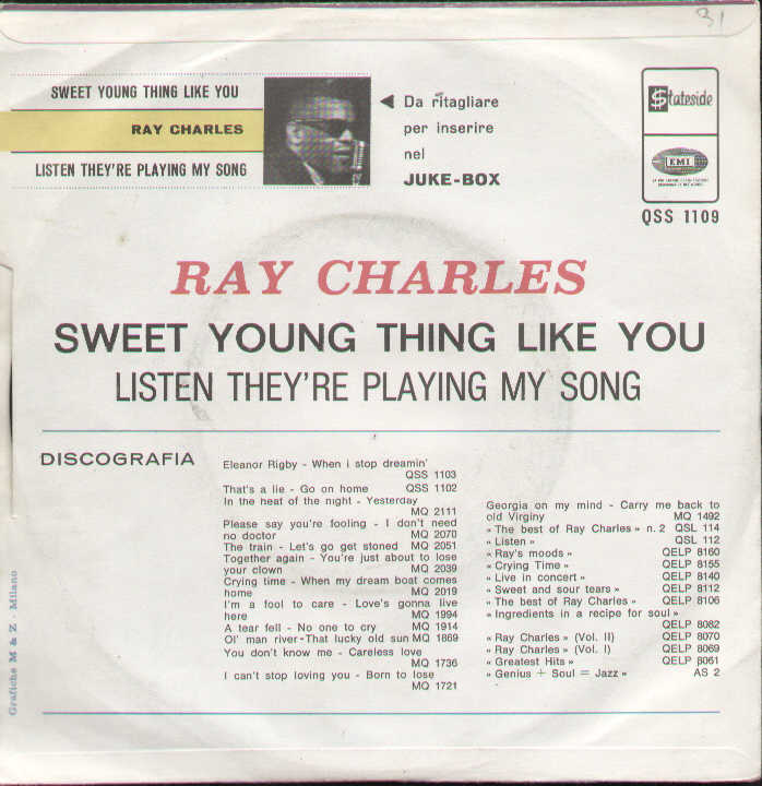 Sweet Young Thing Like You / Listen They're Playng My Song