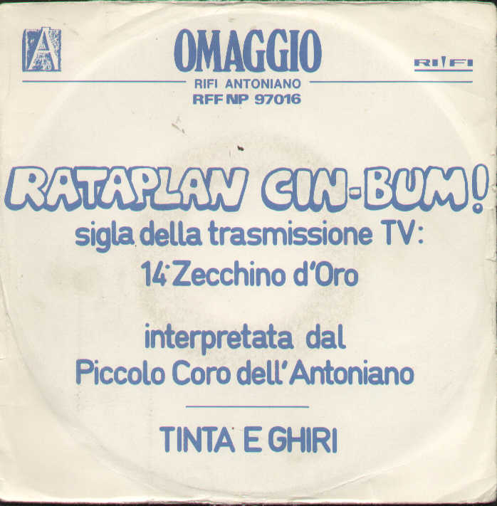 Rataplan Cin-Bum / Tinta E Ghiri