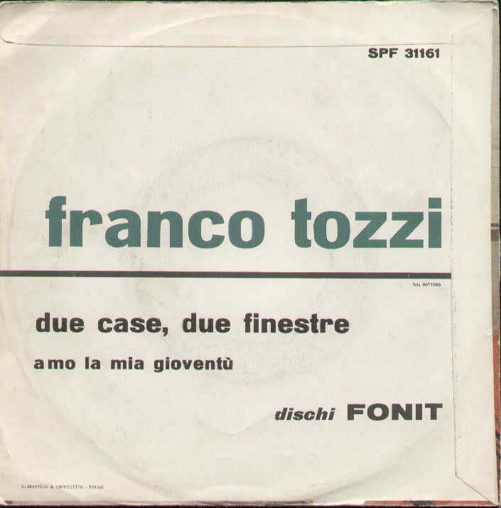 Due Case Due Finestre / Amo La Mia Gioventu