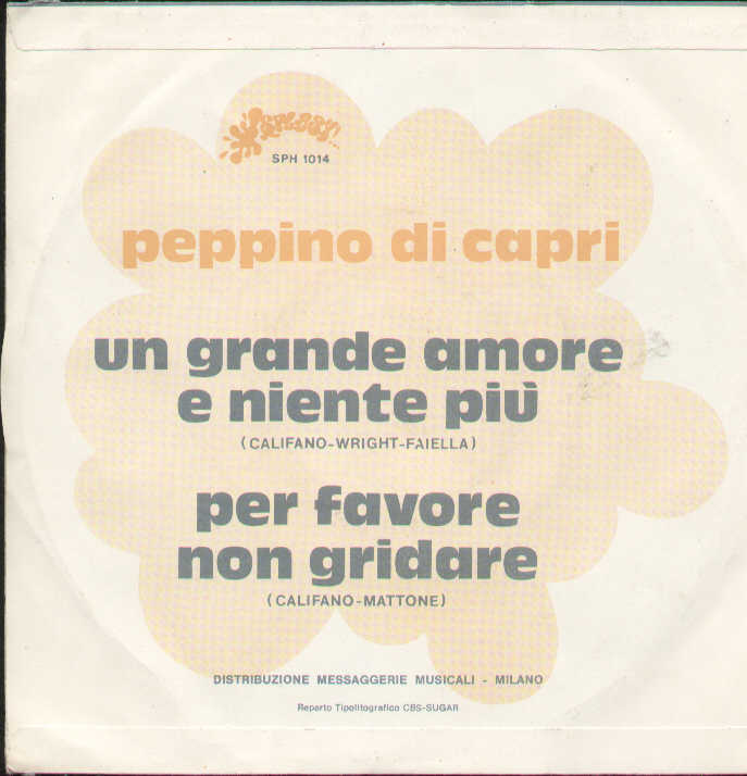 Un Grande Amore E Niente Più / Per Favore Non Gridare