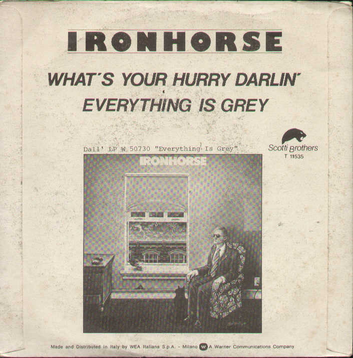 What's Your Hurry Darlin / Everything Is Grey