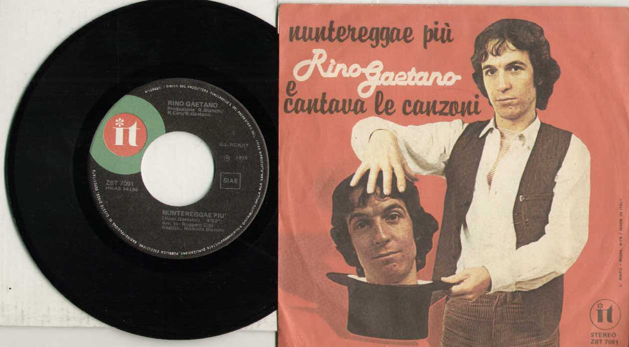 Nuntereggae Più / E Cantava Le Canzoni
