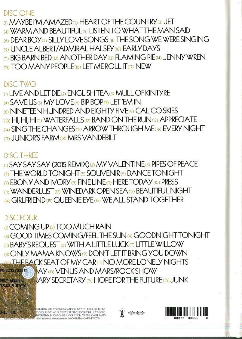 Pure Mccartney Boxset Deluxe Edition