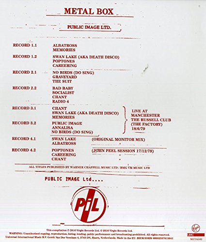 Pil - Metal Box