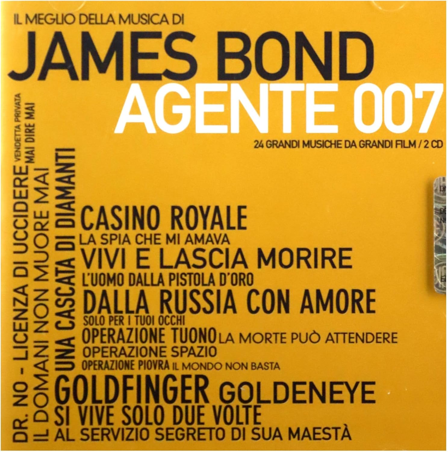 Il Meglio Della Musica Di James Bond Agente 007