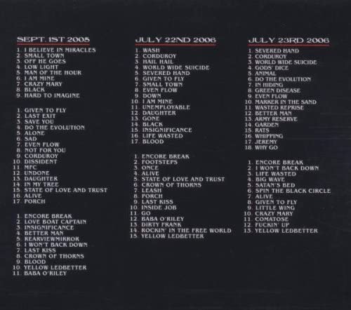 Live At The Gorge 05/06 Boxset