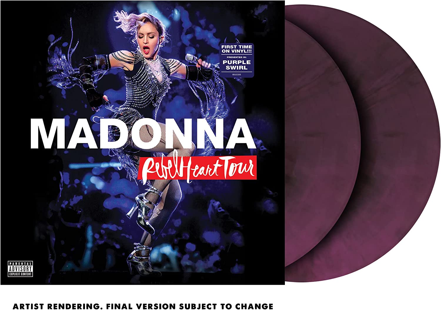 Rebel Heart Tour Purple Swirl
