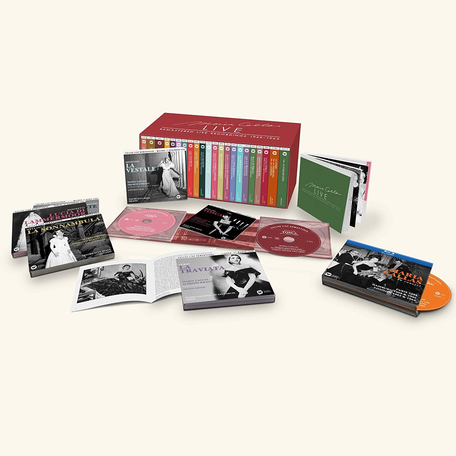 Maria Callas Live Remastered Recordings 1949 - 1964 LIMITED EDITION BOXSET