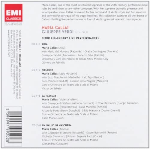 Four legendary Live Performances Boxset