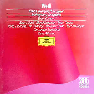 Kleine Dreigroschenmusik Mahagonny Songspiel Violin Concerto