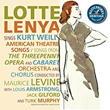 Lotte Lenya Sings Kurt Weill American Theatre Songs