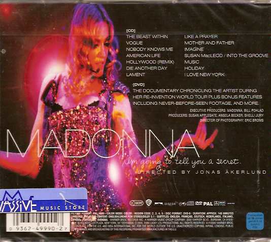 I'm Going To Tell You A Secret Cd+Dvd