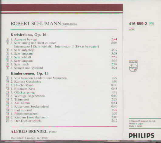 Kreisleriana Op.16 - Kinderszenen Op, 15