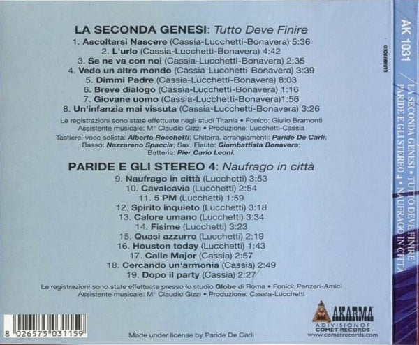 Tutto Deve Finire / Naufragio In Città