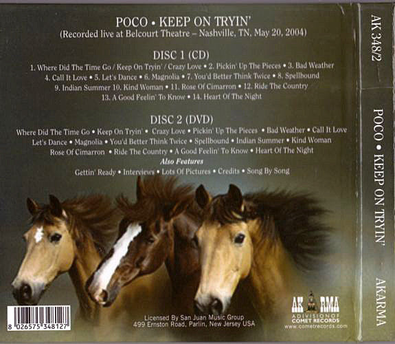 Keep On Tryin Cd+Dvd