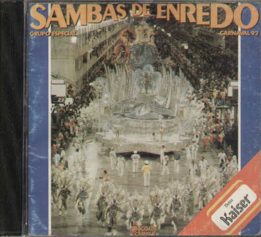 Sambas De Enredo Carnaval 92