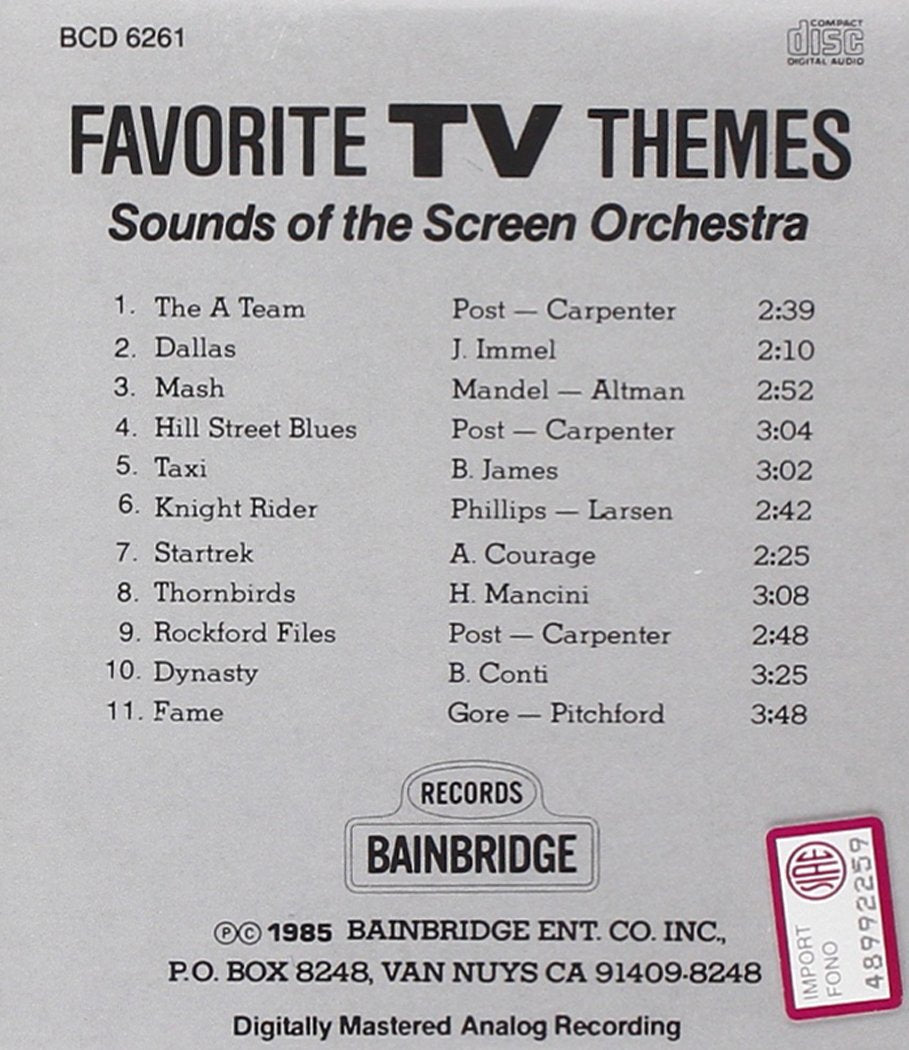Favorite Tv Themes