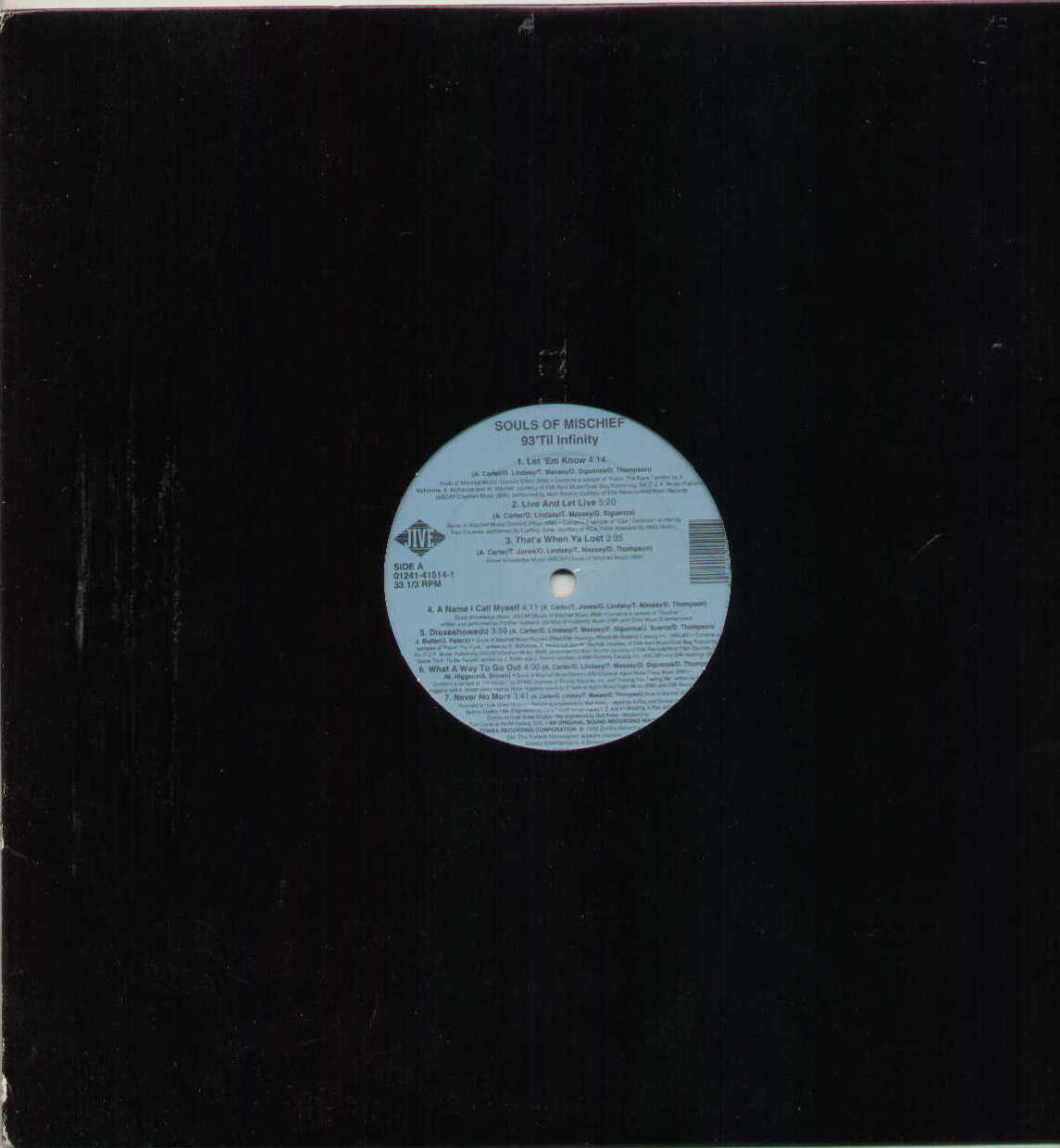93 Til Infinity Blue Vinyl