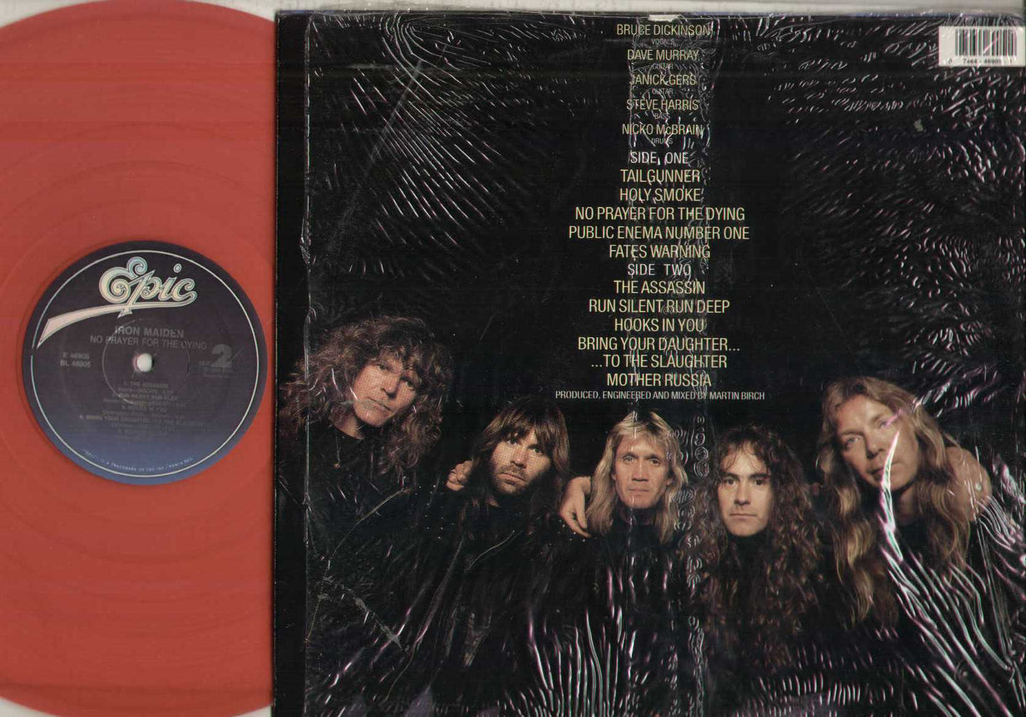 No Prayer For The Dying Red Vinyl